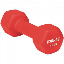 Гантель Torres неопрен 4 kг (PL50014/PL55014)